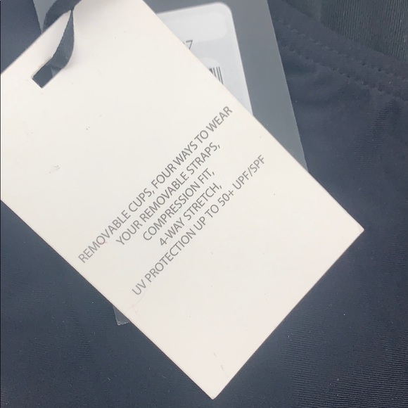 DKNY Bandeau Ruffle Front One-Piece Swimsuit 10 - Picture 4 of 7